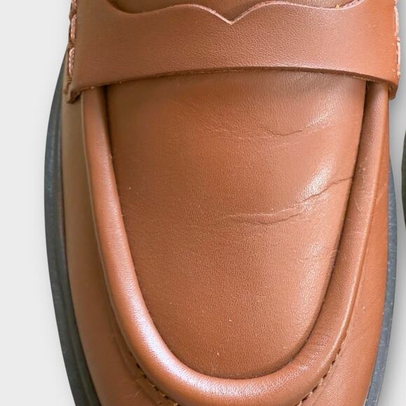 Madewell the Vernon loafer Penny loafer in dried maple size 8.5 - Picture 6 of 10